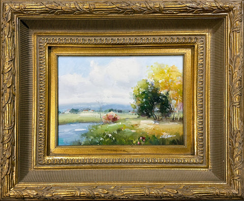 Clifton Oil on Canvas Landscape Decorative Painting