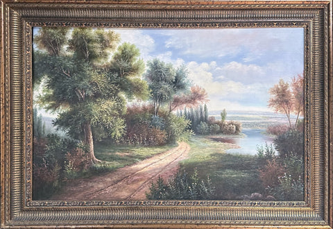 Oil on Canvas Landscape Decorative Painting