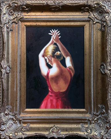 Oil on Canvas Flamenco Dance Decorative Painting