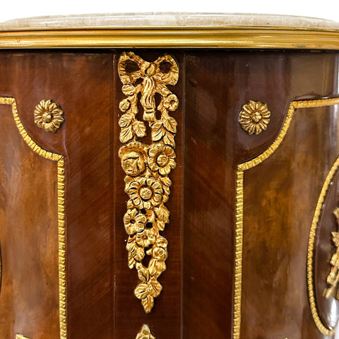 Column Inlay Design with Brass