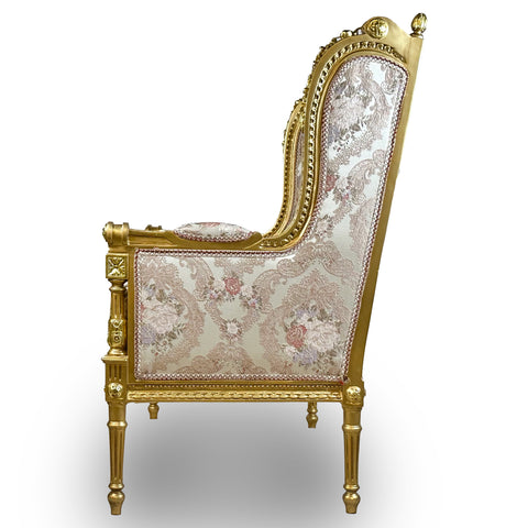 Antique Finish Settee Gold Leaf