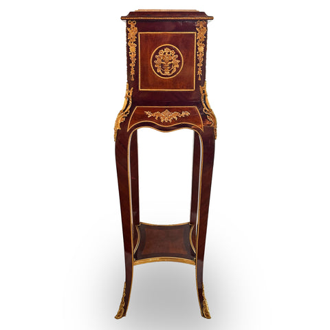 French Louis XV Style Pedestal Stand Luxury Interior Design